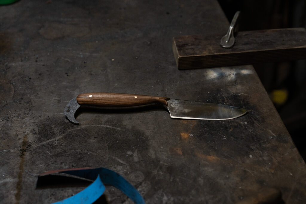 Schmiedekurs in der Werkstatt